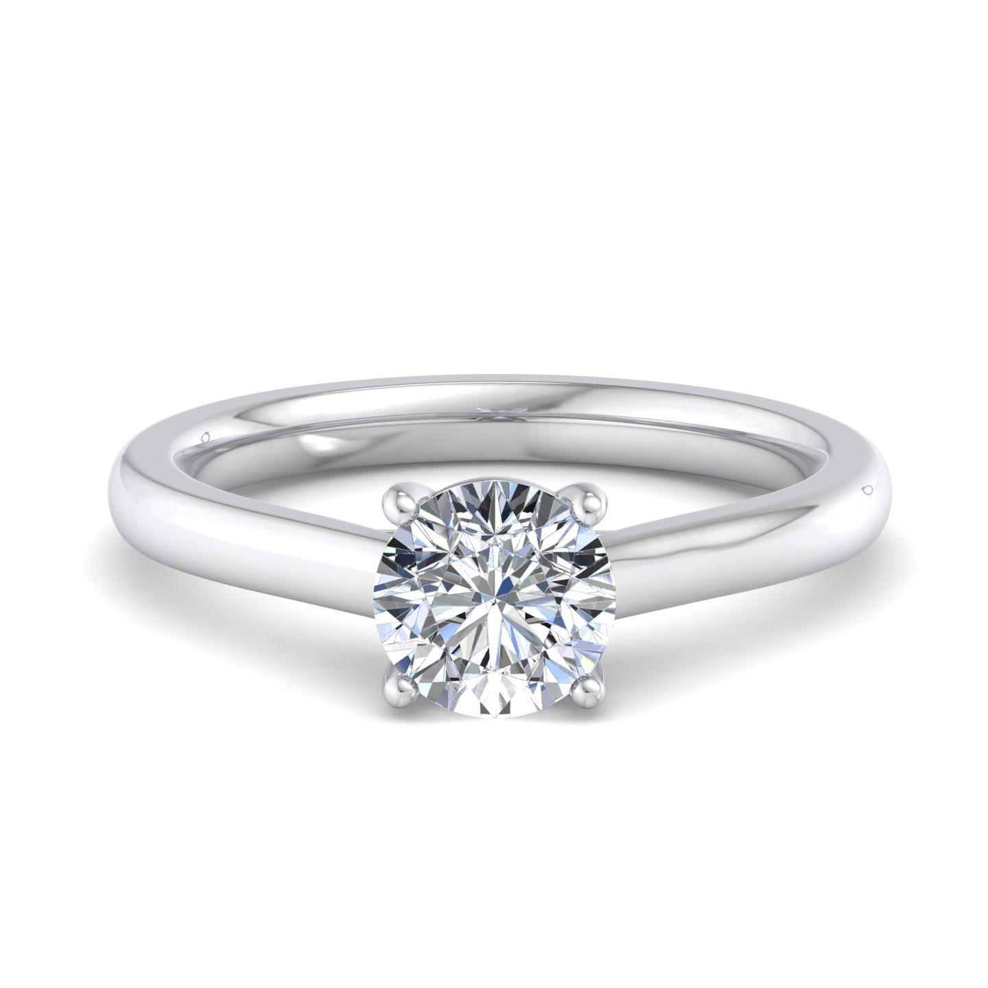 Korman Signature Summer Solitaire Semi Mount  Engagement Ring
